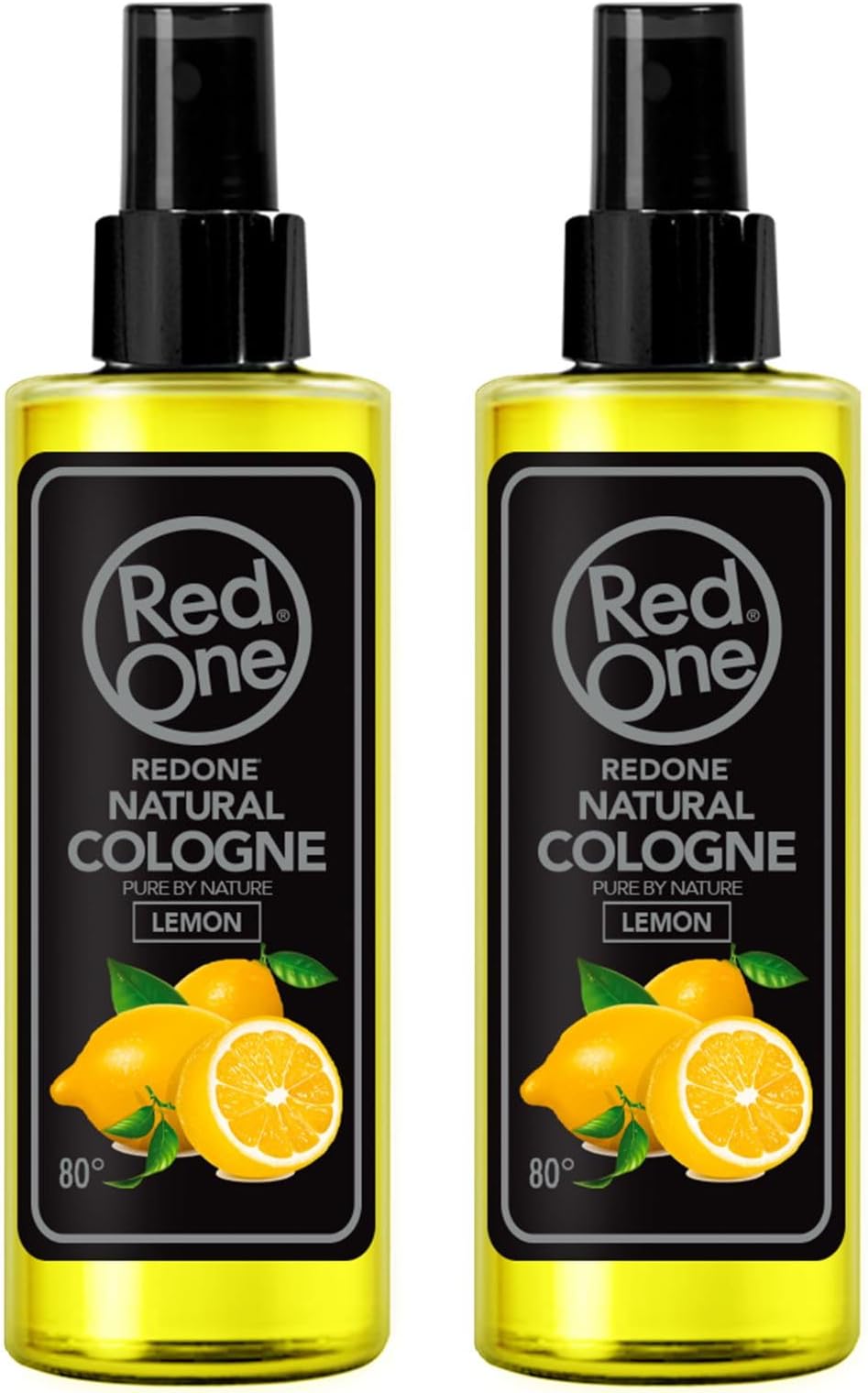 Aftershave Barber Cologne Lemon 2x150ml | Long-Lasting Fresh Citrus Fragrance | Cooling After Shave Spray | Premium Men’s Grooming Cologne | Barber Shop Quality | Value 2 Pack