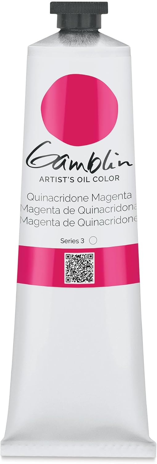 Gamblin Artist Oil Color - Quinacridone Magenta - 150 ml Tube