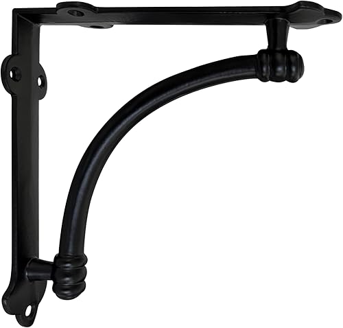 Miniatura 88 de NACH Soportes decorativos para estantes, paquete de 2 soportes de estante de hierro fundido de metal antiguo de 9.6 x 1.7 x 9.6 pulgadas, soportes