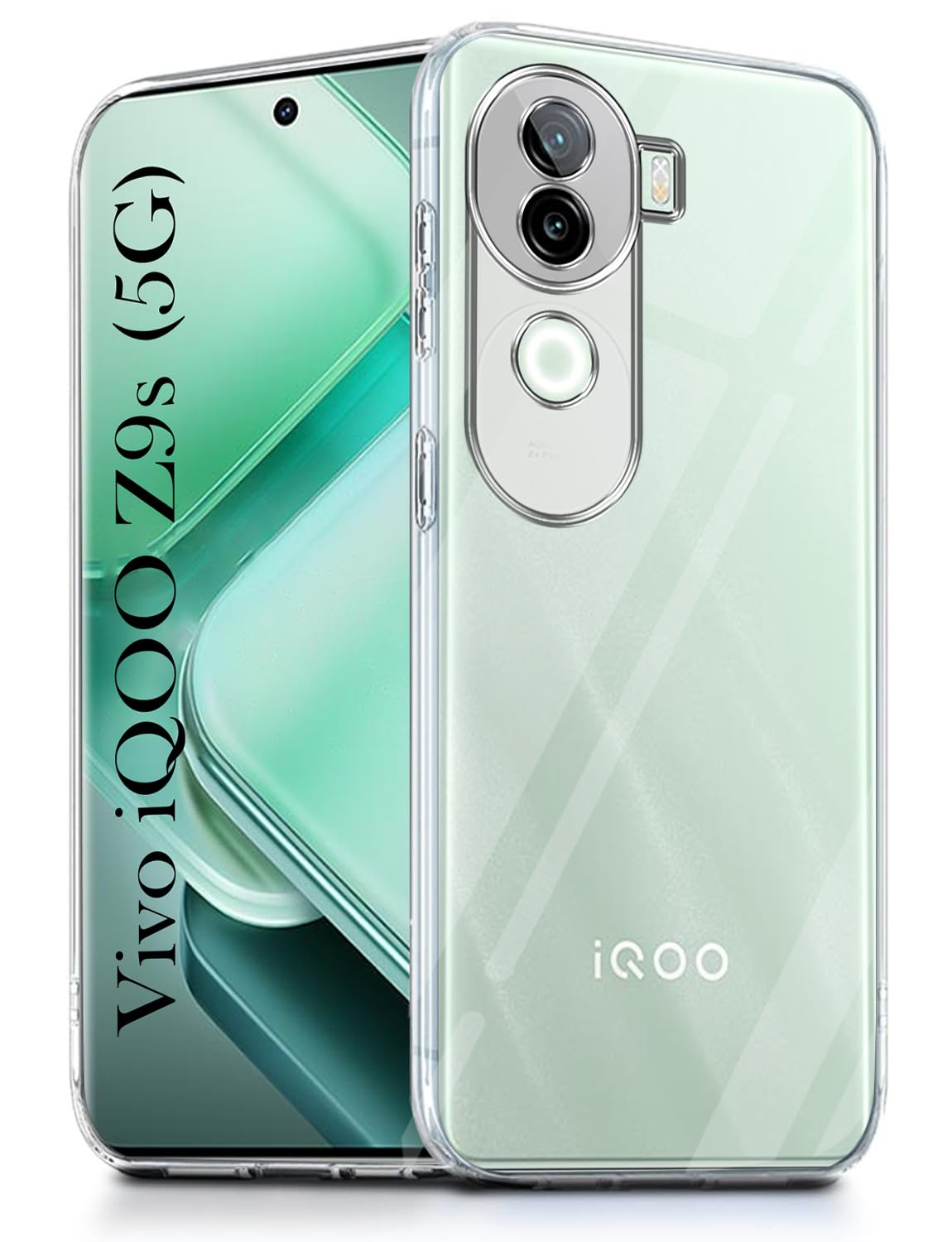 Jkobi Back Cover for vivo iQOO Z9s (Silicone Clear Shockproof Case with Camera Protection | Soft and Flexible | Transparent) (B0DG8N17HS) Amazon Price History, Amazon Price Tracker