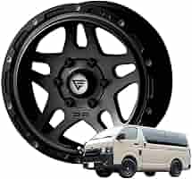 1本のみ　デルタフォース　ハイエース DELTA FORCE タイヤホイール4本セット OVAL 16x7.0J 6/139.7 +38