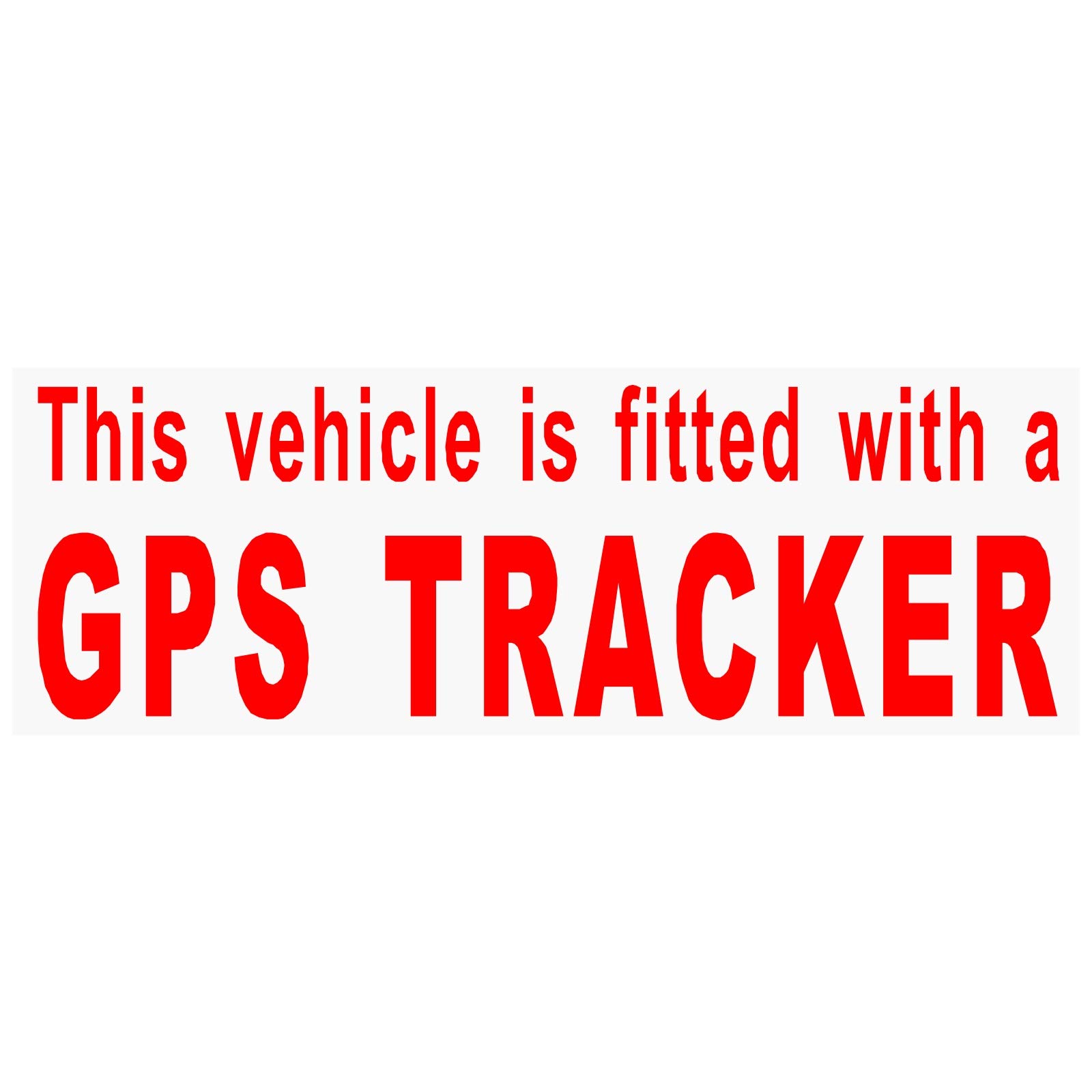Platinum Place Red Print Onto Clear Backing 4 X G1 Fitted With A Gps Tracker Security Red Onto Clear Stickers Tracking Signs Car Van Truck Taxi Mini Cab Bus Coach Alarm Warning Labels Safety Secure Notice Protection Protect