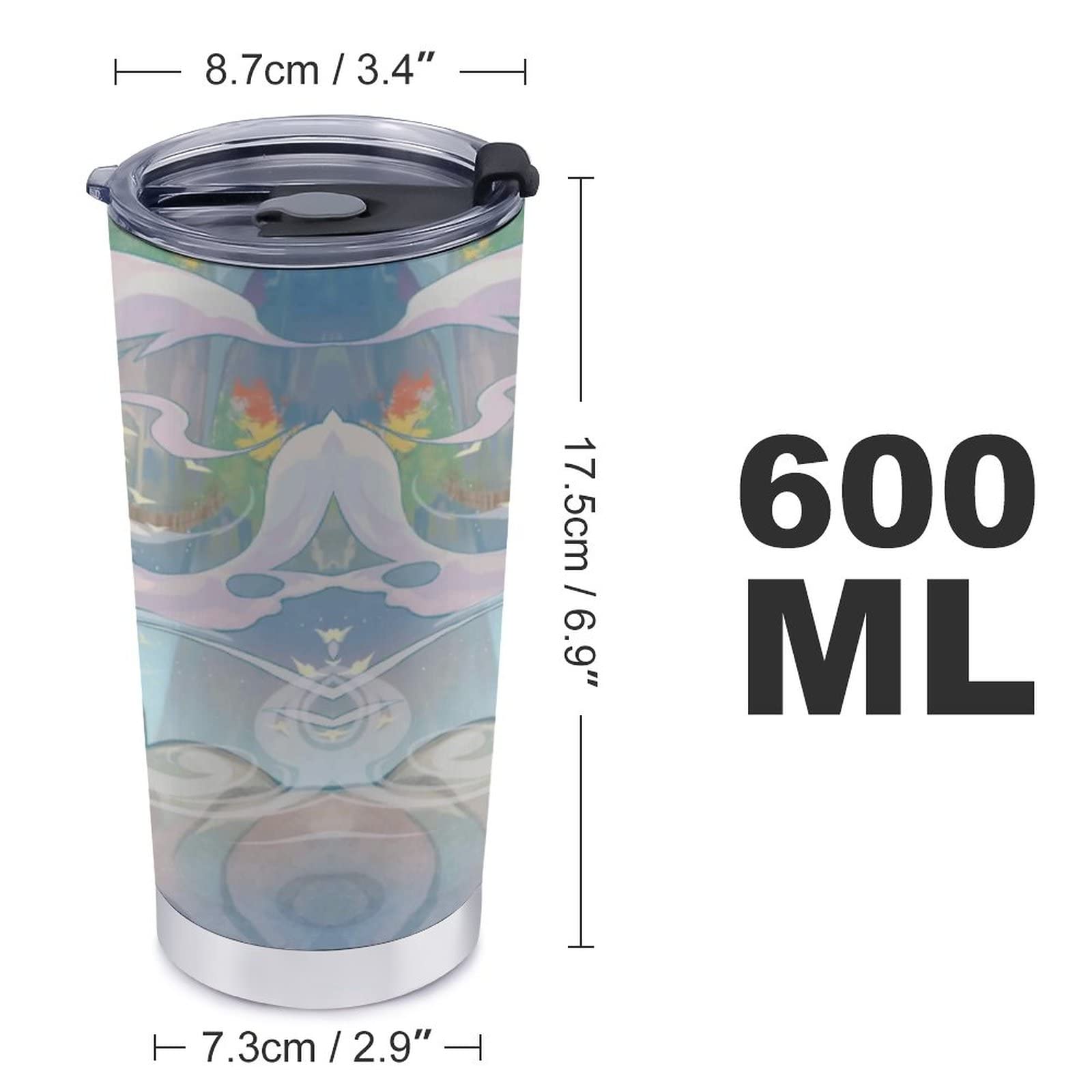 Amazon.co.jp: タンブラー 真空断熱 原神 げんしん アニメ ふた付き 多
