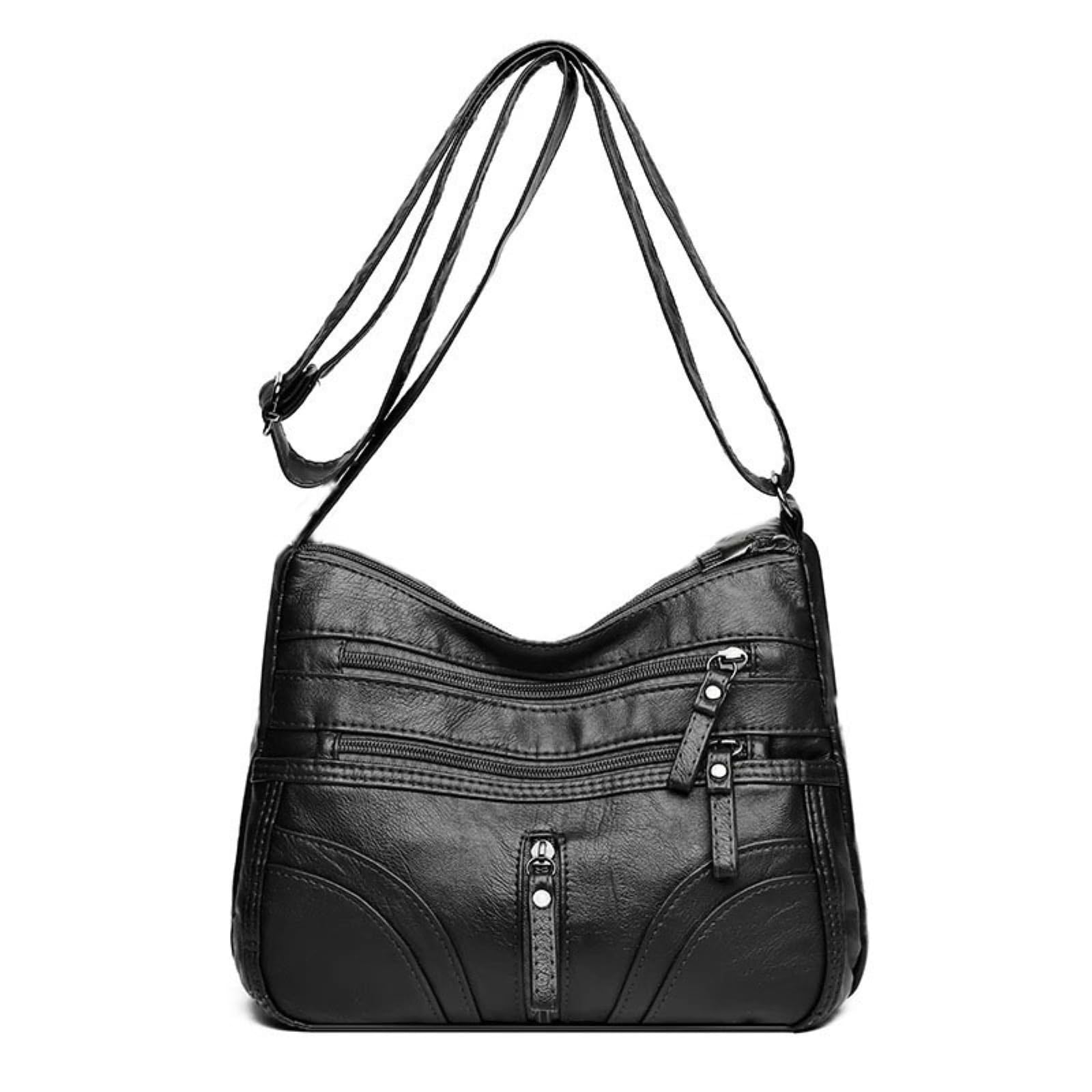 Sac à main femme dos amovible noir grand format muni d'une bandoulière confortable
