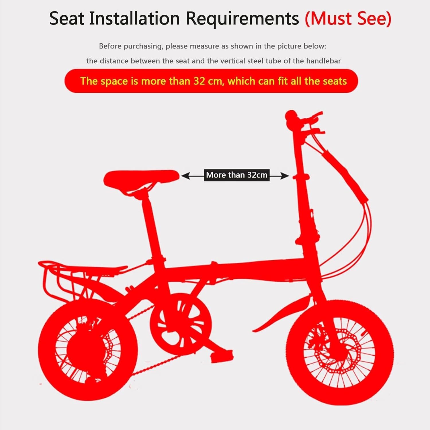 Front-Mount Children's Bicycle Seat, Child Bike Seat for Toddlers, Removable Bicycle Front Seat with Pedal Handle and Crash Barrier for Girl Woman, Children Aged 8 Months to 7 Years Old,Soft