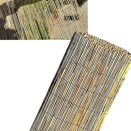 Suinga CAÑIZO BAMBU 1 x 5 metros natural CHINO para JARDIN, nos...