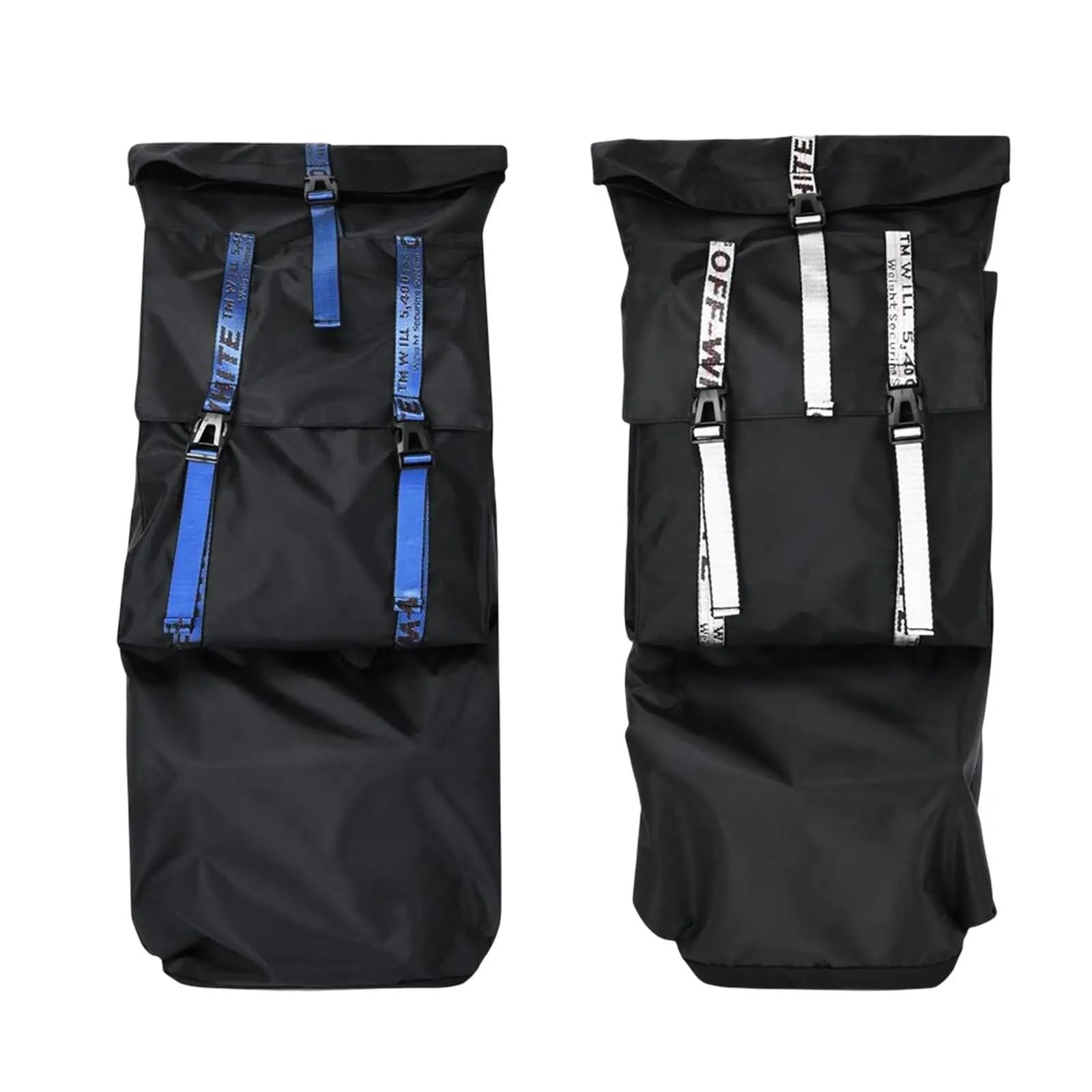 Longboard Housse Sac de Skateboard en Plein air avec bandoulière réglable, Sacs de Transport de Skate Tendance de Rue, Sacs à Dos de Skateboard(Blue)
