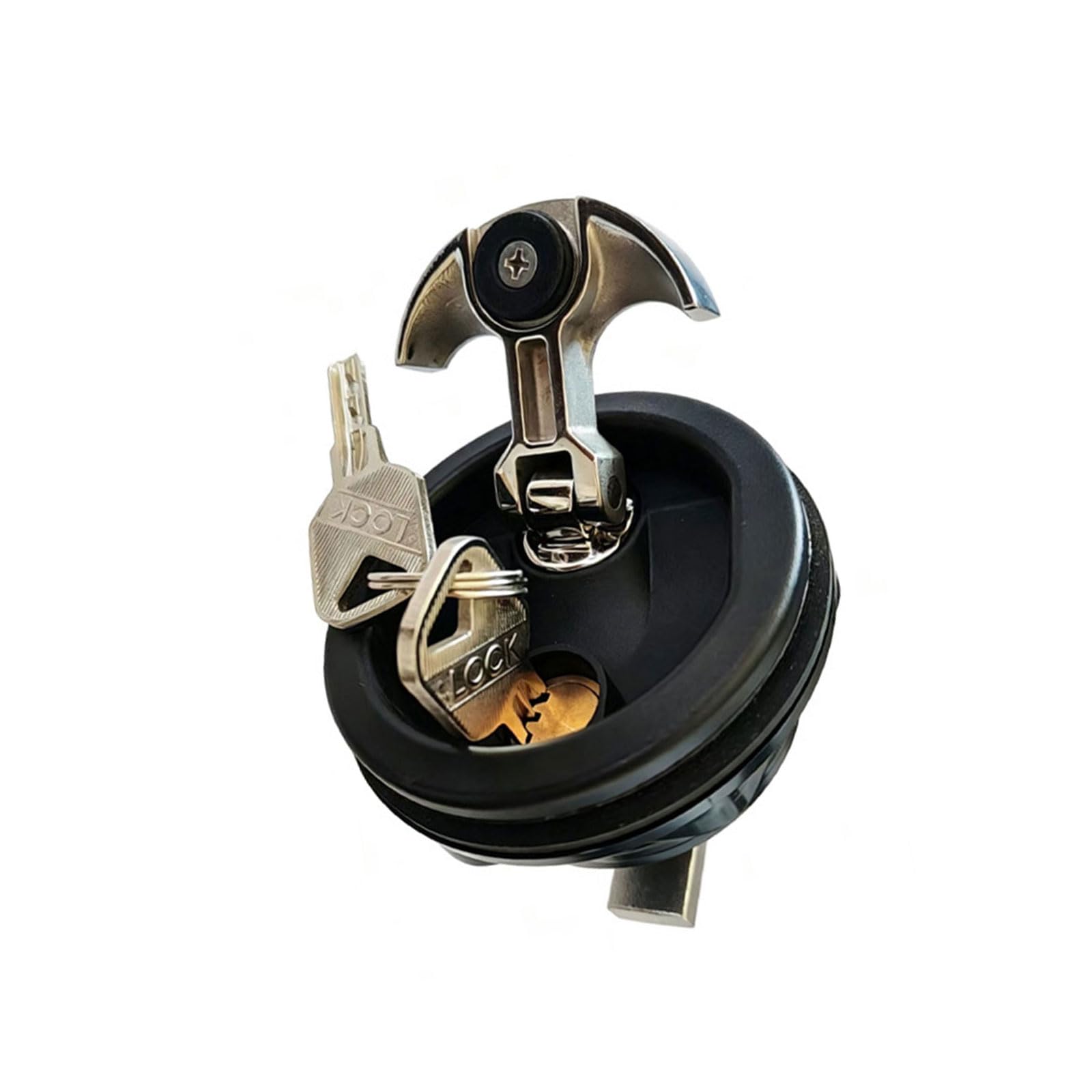 WGDYRP 3 Inch Marine Deck Fastener With For Freshwater Boats constructed of 316 Stainless Steel And Nylon