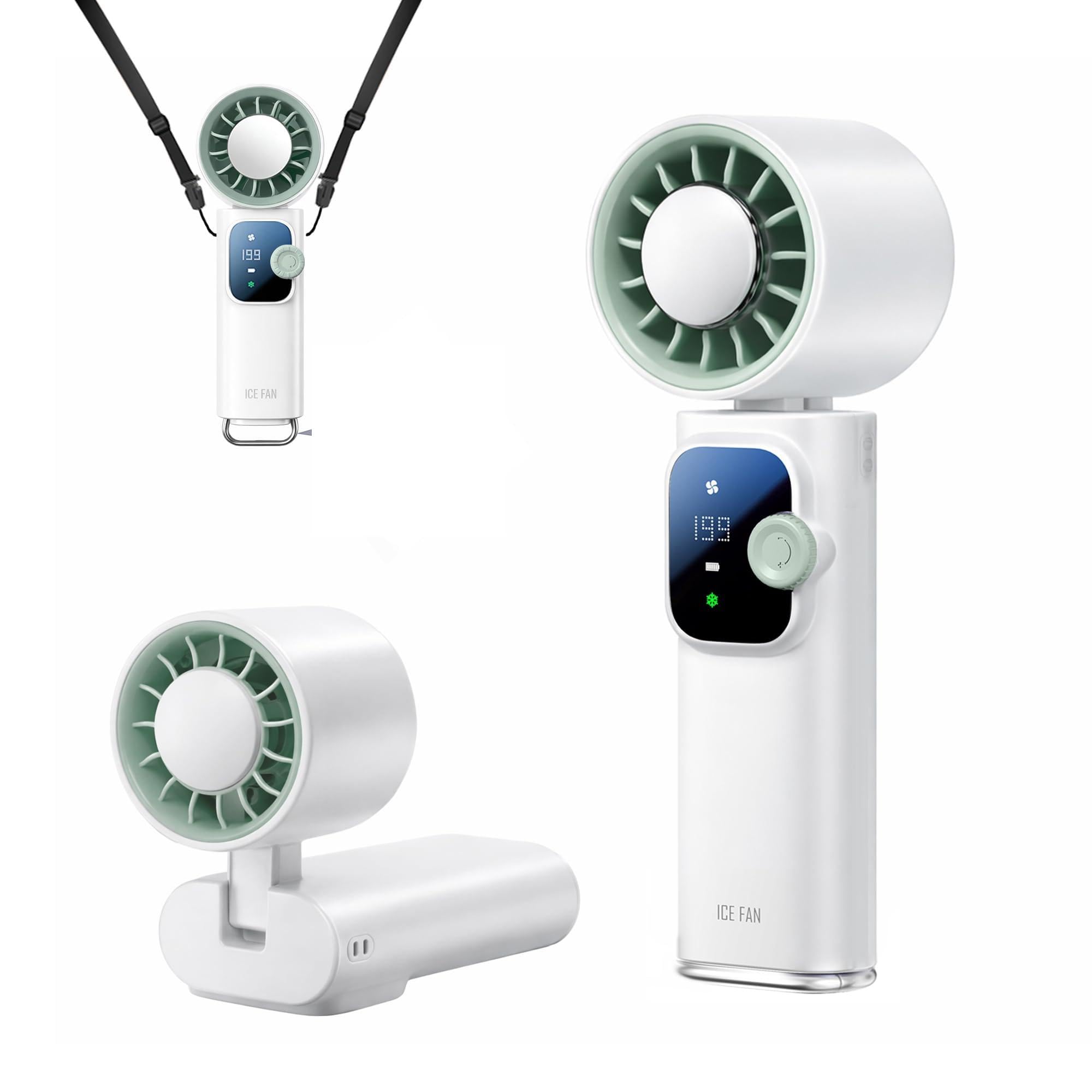 ハンディファン Amazon | Sunfra 携帯扇風機 超高速暴風 【-26℃瞬間冷却・6000mAh大