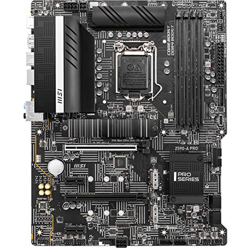 MSI Z590-A PRO ProSeries Motherboard (ATX,...