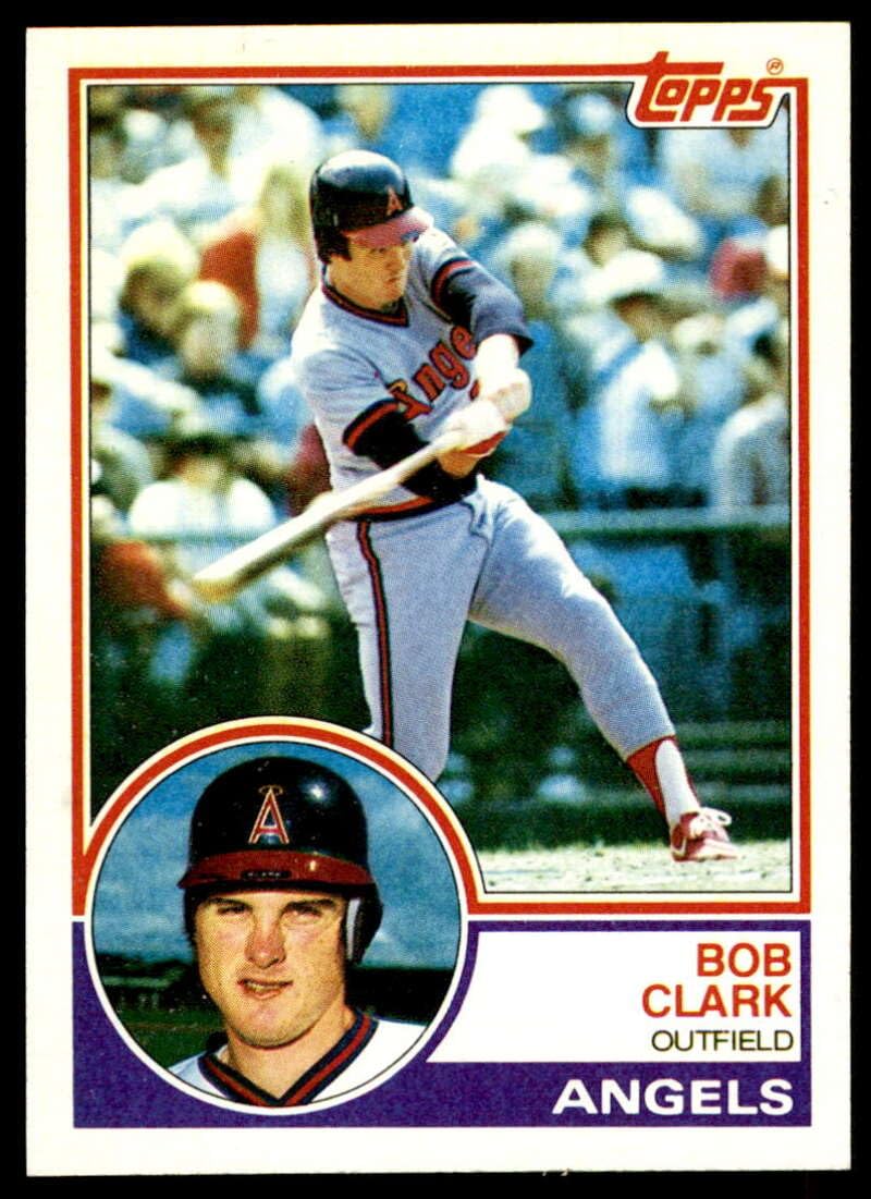 Amazon.com: Baseball MLB 1983 Topps #184 Bobby Clark Angels