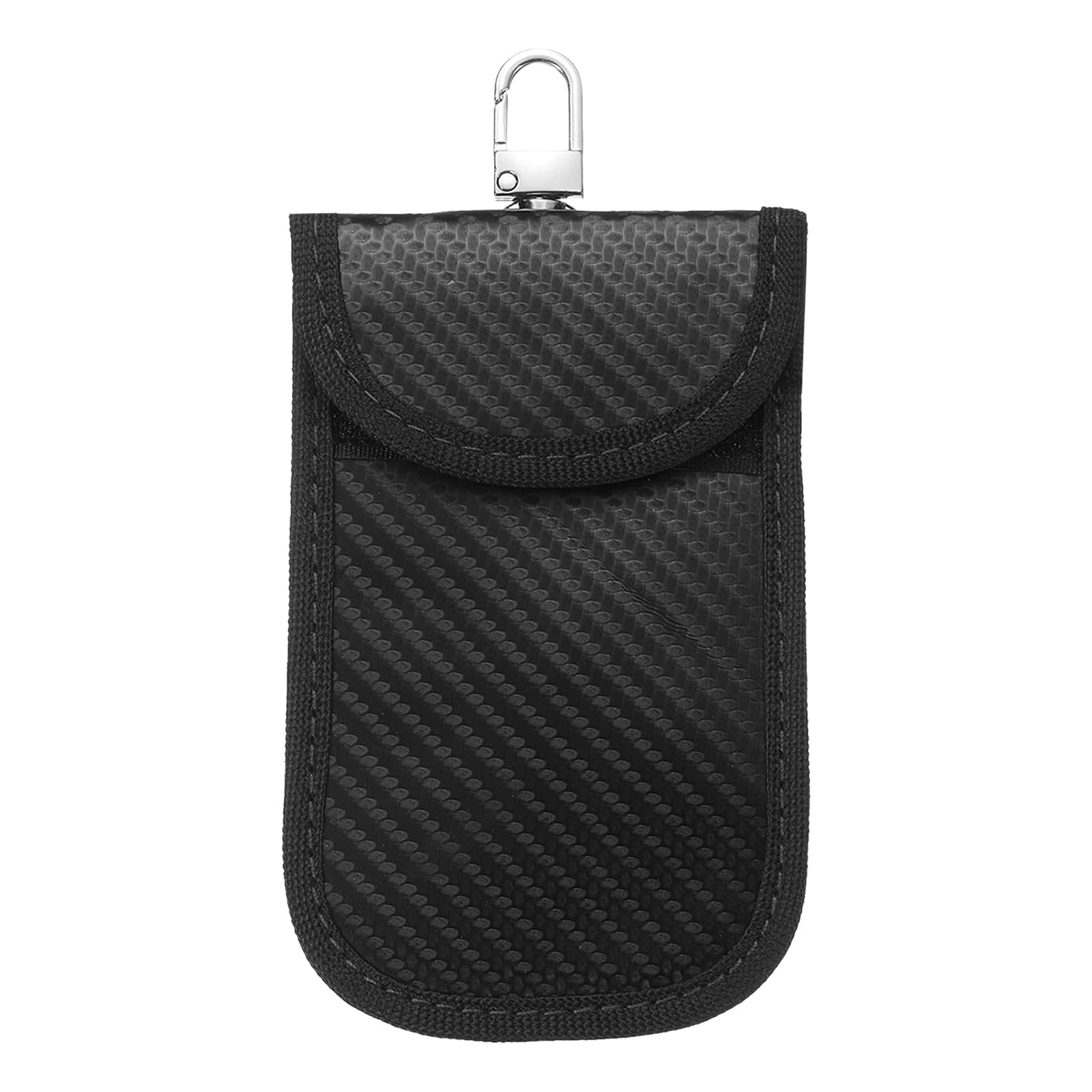 HARFINGTON Faraday Pouch for Car Keys, Faraday Bag RFID Fob Key Protector Signal Blocking Anti-Theft Case Security Cage Block Small Size, Black