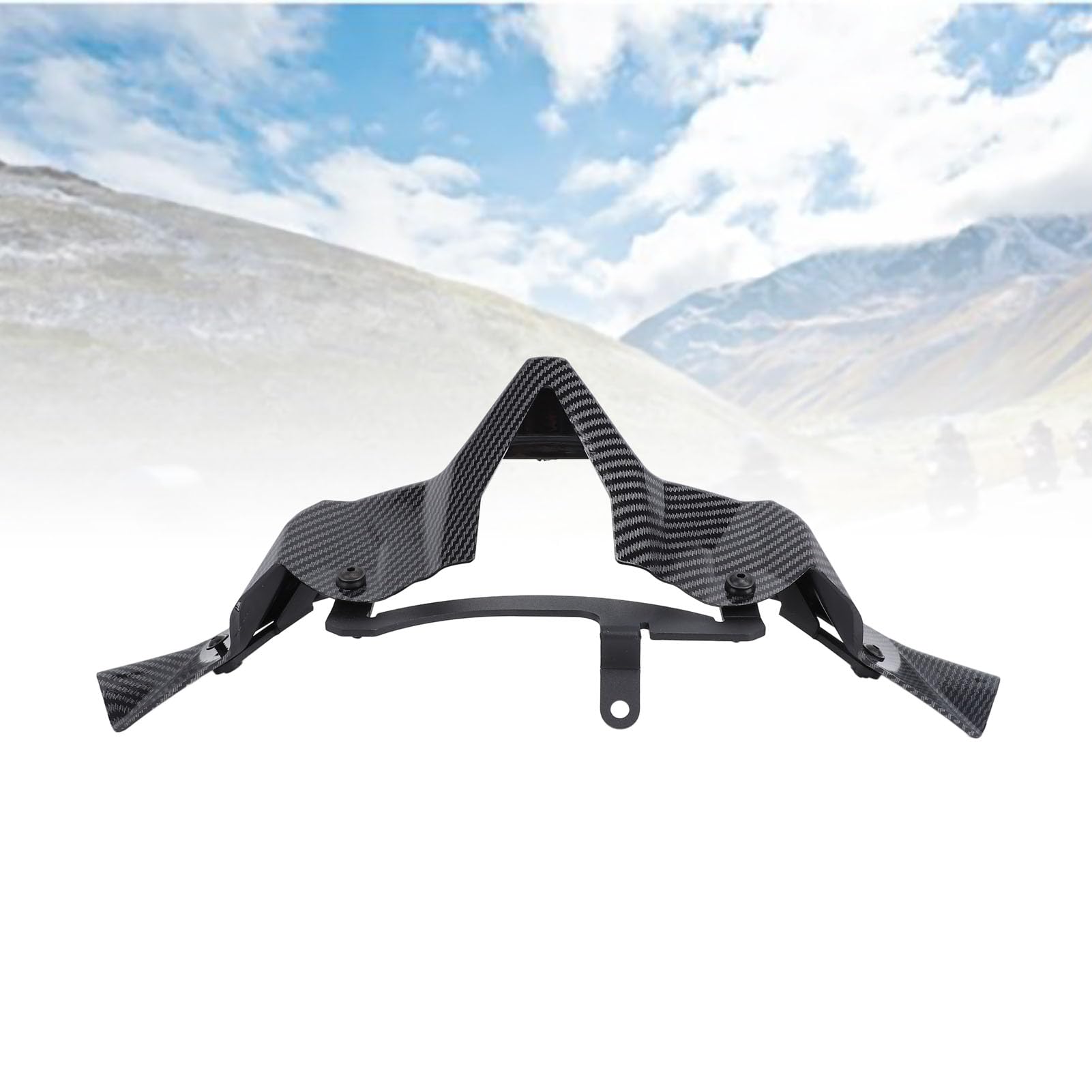 Becquet Avant Nu de Moto, stabilité de Conduite Accrue, Aile de Force D'appui Z900 2020 – 2024 (style fibre de carbone)