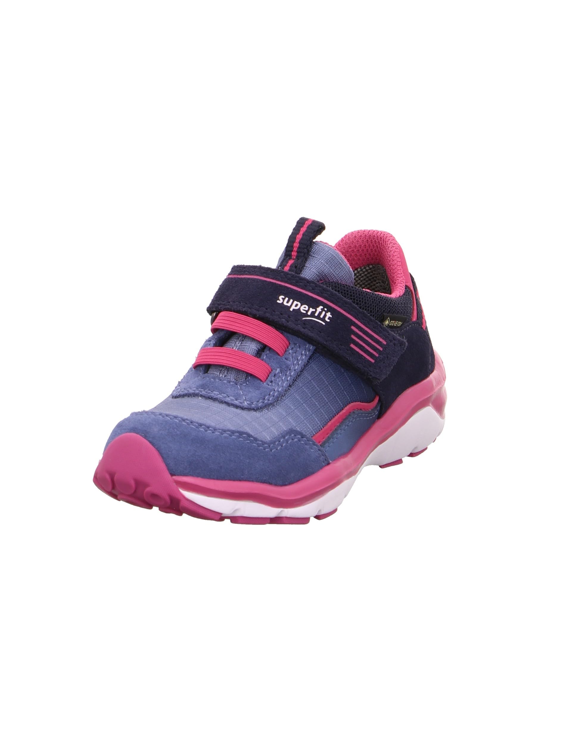 Superfit Boy's Girls’ Sport5 Trainer, Blue (Blue/Pink 82), 4.5 UK Child