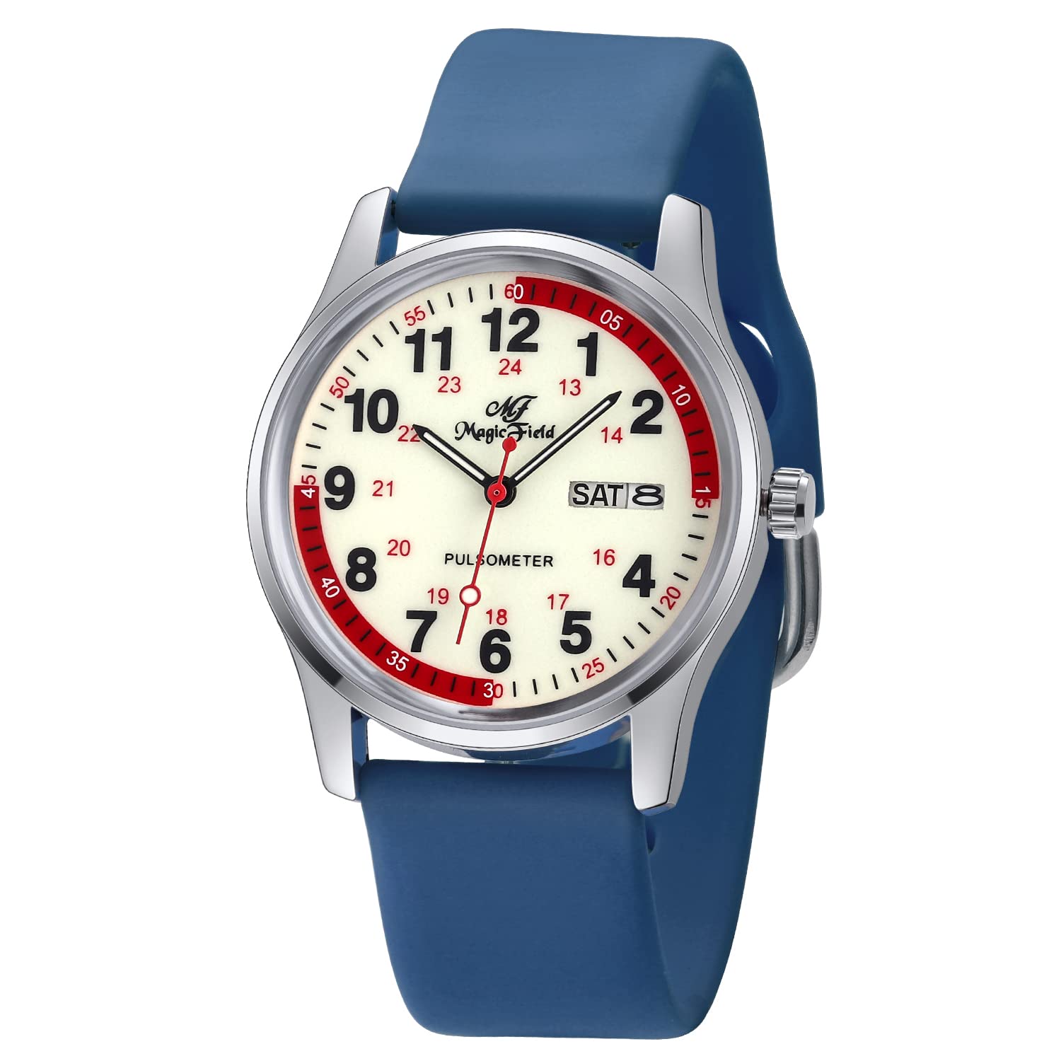 ManChDa Blue Nurse Watch for Nurse Medical Watch Nursing Watch for Women Nurse Watch Calendar (B0C2ZRN2C6) Amazon Price History, Amazon Price Tracker