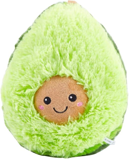 Awtlife Cute Stuffed Plush Avocado Toy Mini Comfort Plush Pillow Doll Cushion for Chrismas Birthday Gift Bedroom Living Room 30CM
