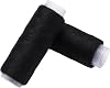 2 Pcs Black Thread,Sewing Machine String,Strong Polyester Pro Sewing Thread,Black Cotton Threads,All Purpose Hand and Machine Sewing,for Leather Upholstery,Shoe Bag,All Fabrics and Fabrics