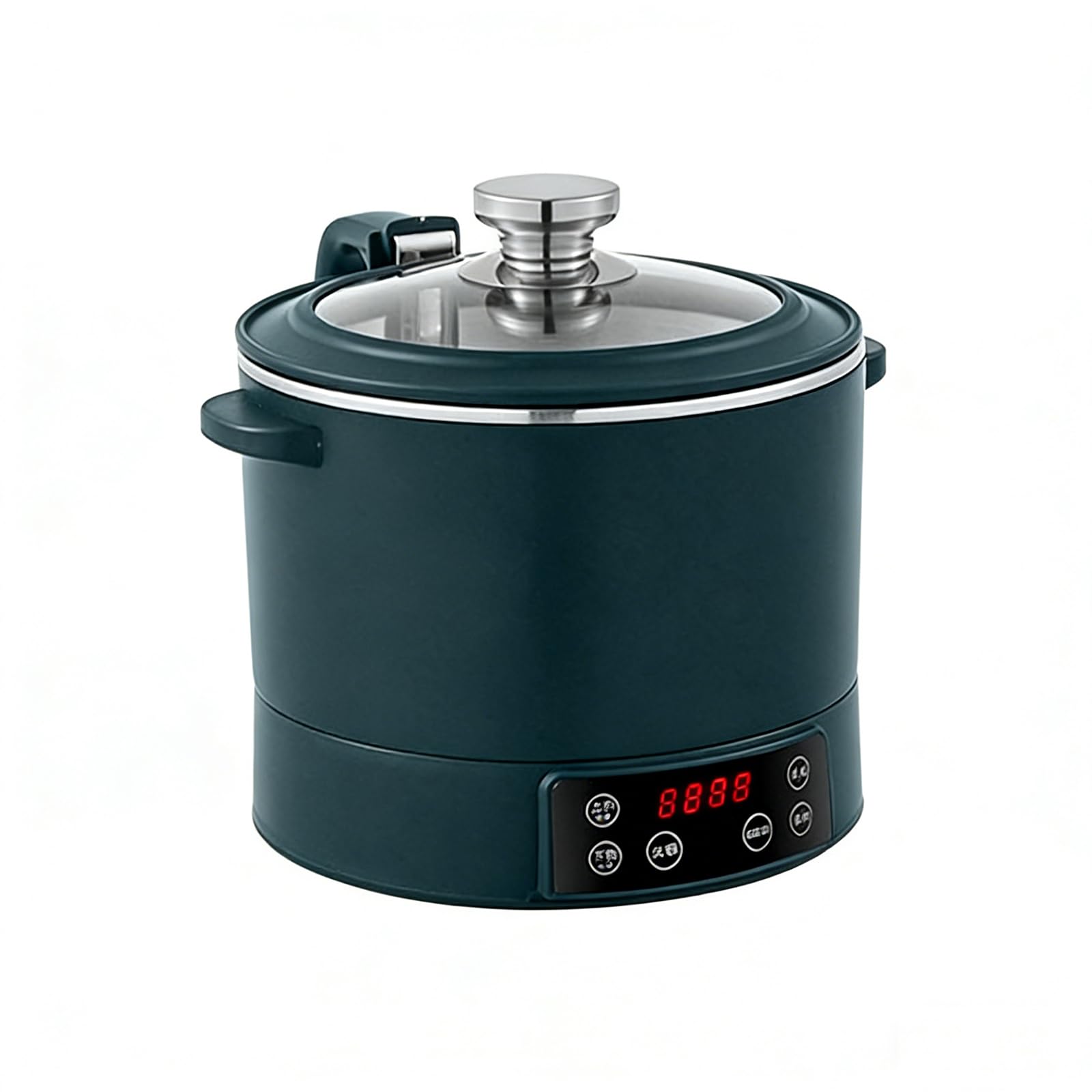 Cucina del Riso a Basso carboidrato (elevazione Auto), 3L 1500W Riscaldamento induzione, separazione Riso-Acqua (54% Meno amido), Timer 12H, Multifunzionale, Acciaio Inox 304