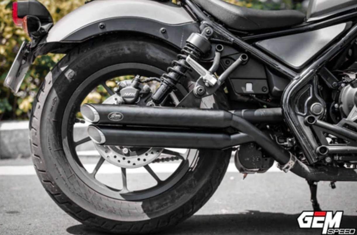 ホンダ レブル250-500用 マフラー 2022年式まで Amazon.co.jp: ホンダ レブル250500用 マフラー Gem Speed製 V2
