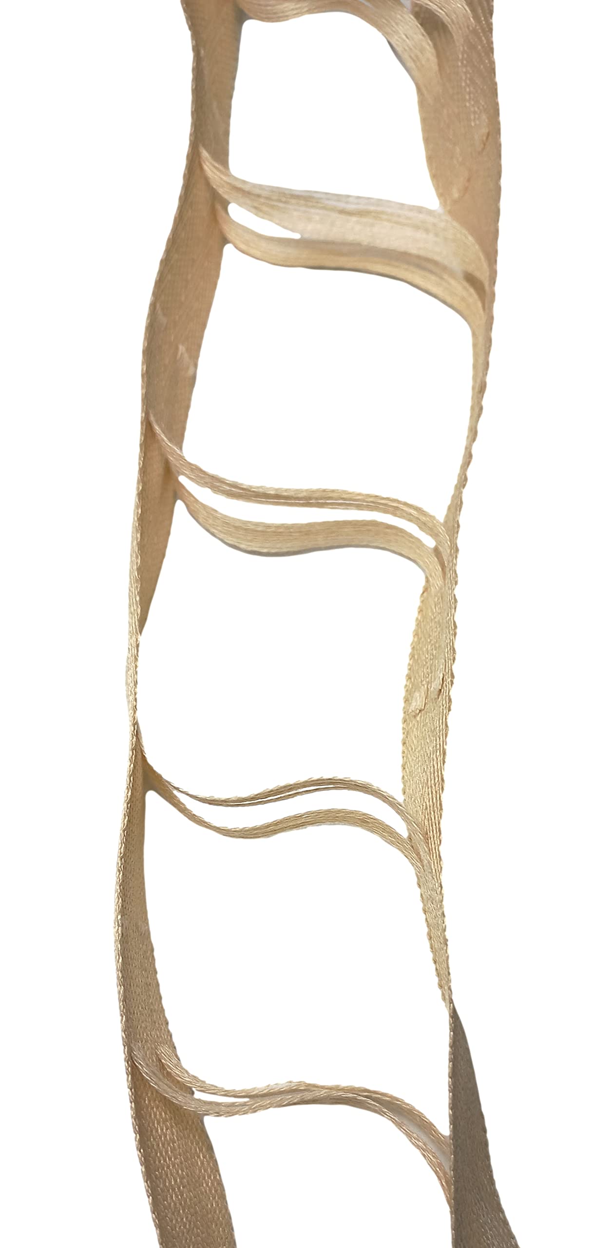 Cinta de escalera de tela veneciana para persianas de 2 pulgadas, 25 x 44 x 54 mm, 6 colores (50 pies, vainilla)