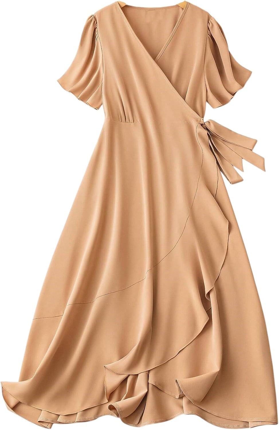 LITZO Women's Lycra A-Line Maxi Dress