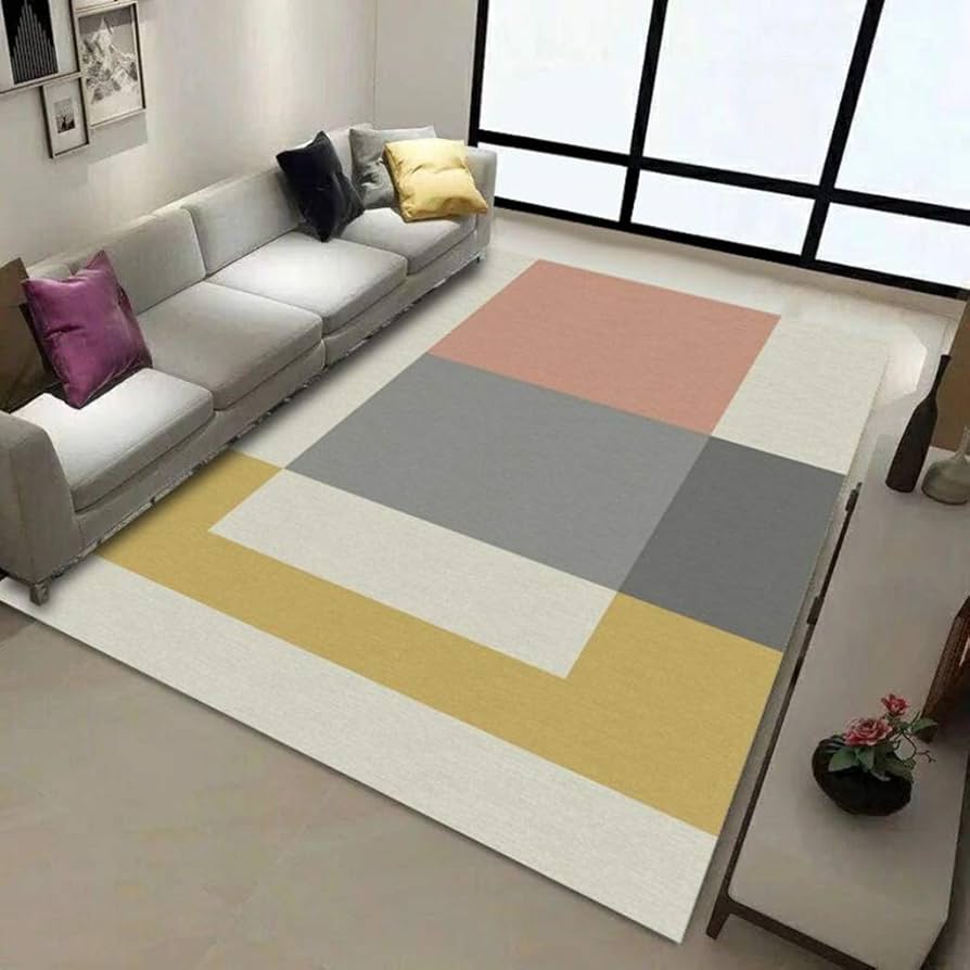 Amazon｜[ZS2L7] ベッドラグ 無地 ラグマットモロッコ風 滑り