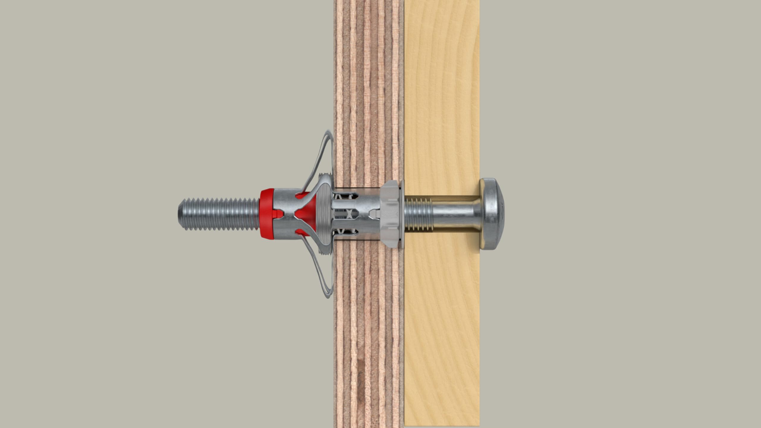 Fischer DuoHM Ø8 mm Vite a Croce POZI M4x55 mm, 25 Tasselli per Cartongesso Metallo e Nylon