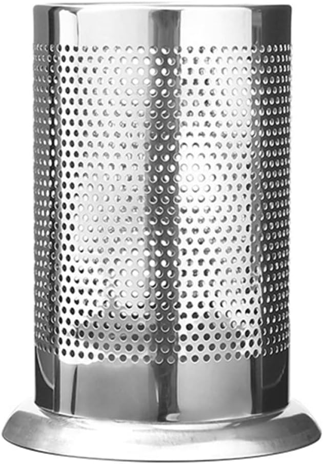 Zerodeko Flatware Holder Utensil Holder Countertop Storage Organizer Round Home