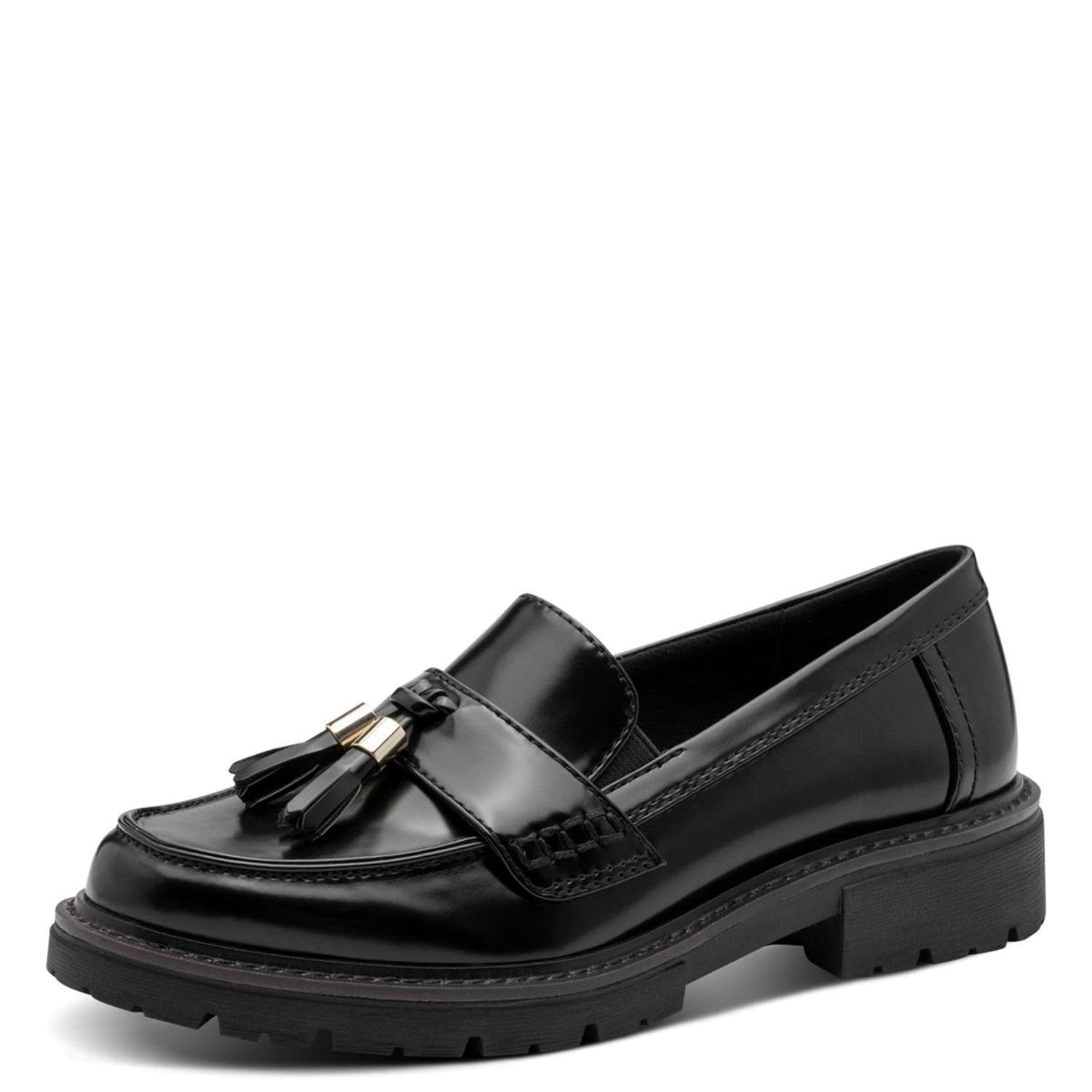 Jana Damen Loafer mit Fransen-Quasten Vegan