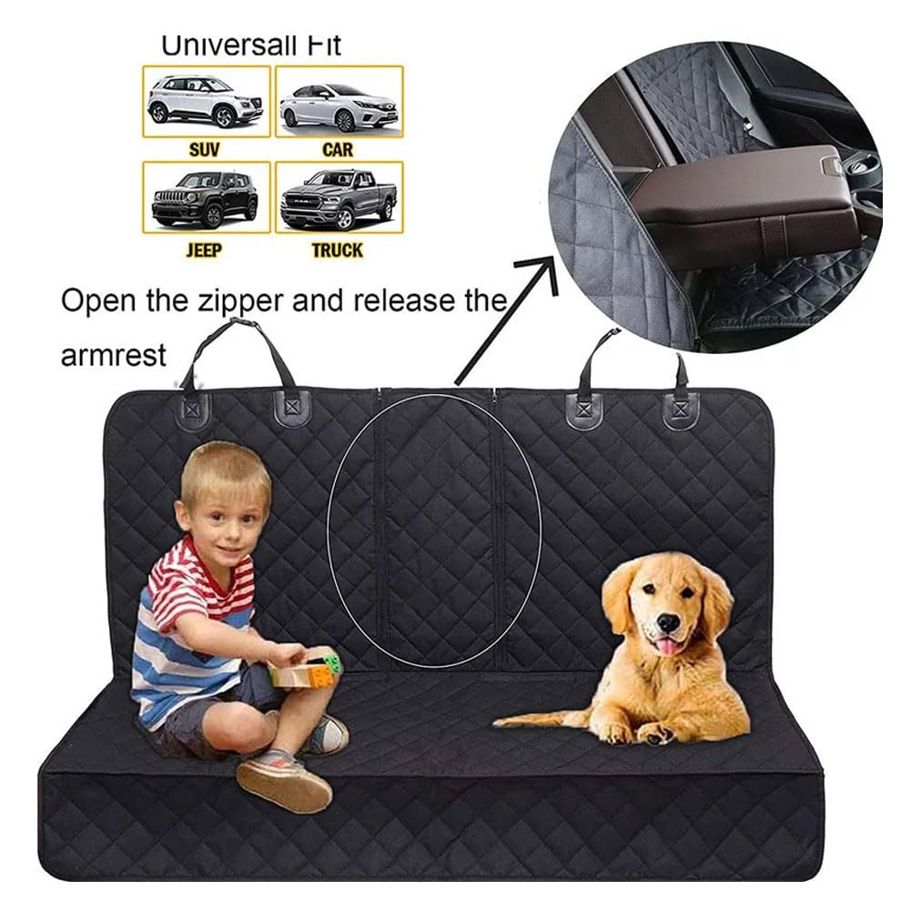 Funda para Asiento Trasero de Coche para Perros para Toyota CHR 2018-2023, Protector de Asientos para Mascotas Impermeable Accesorios