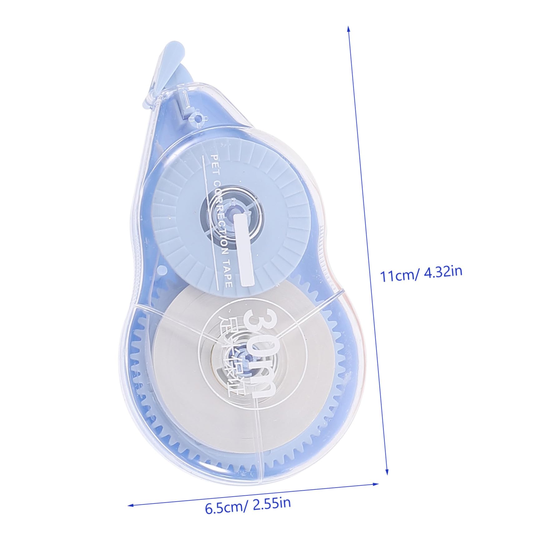 Gatuida Correctora Portátil Para Estudiantes Y Oficinas Adhesiva De Corrección Ergonométrica Para Papelería Escolar Y Exámenes Para Borrado Instantáneo Y Escritura 6 Piezas X 4