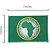A-ONE 3 PCS Pack- Mozambique and African Union Patch+African Union Lapel Pin, African Feature Badges, Patriotic Badge, Backpack Patch, Vintage Patch, Iron on Sew on Brooch NO.068+404A