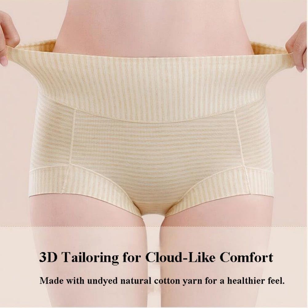 Slip Mutande Donna Cotone,Vita Media Mutandine Intima,Intimo Traspirante E Confortevole,Elasticizzate Morbido Mutantina Brasiliana,Women Underwear Cotton Briefs Panties