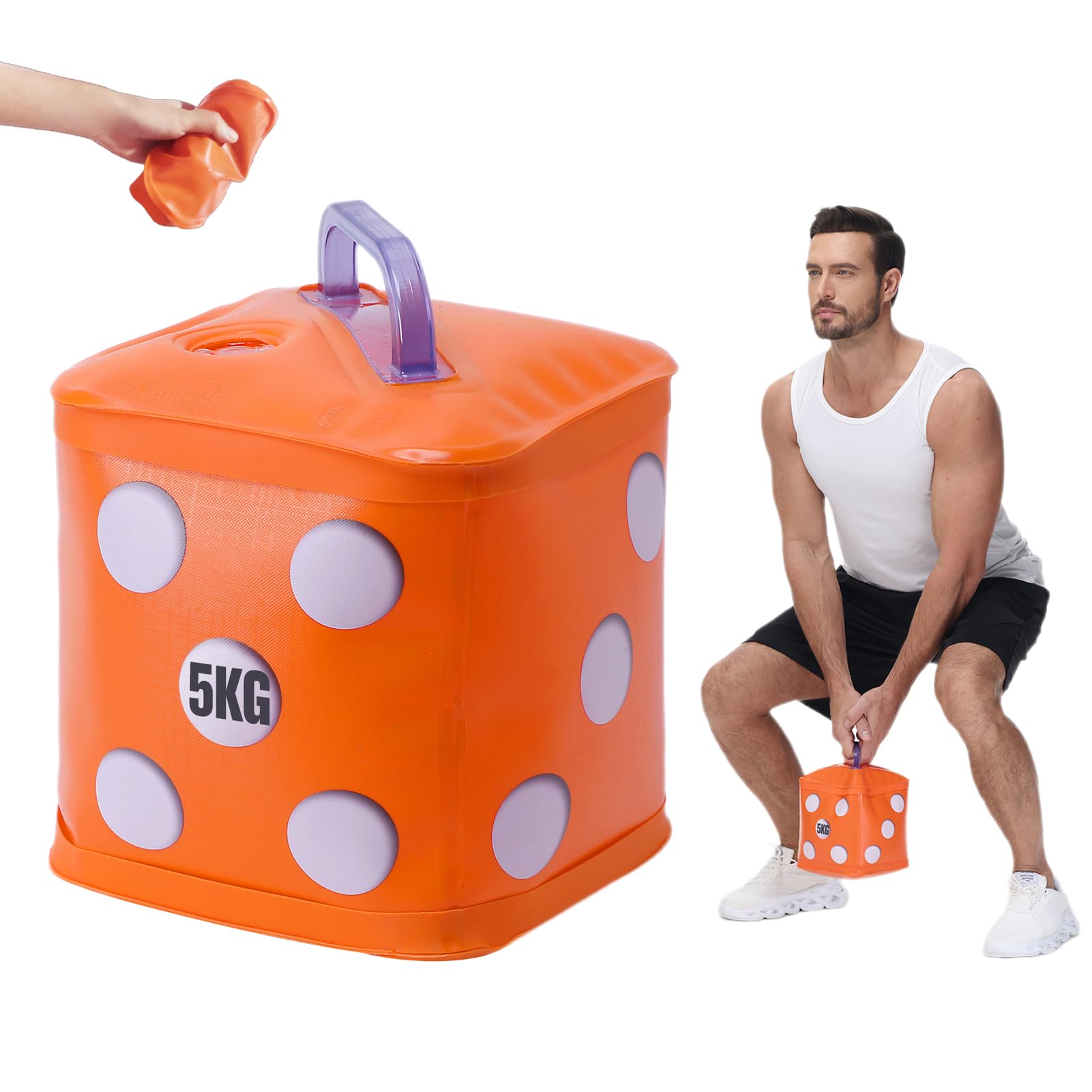 Amazon | DEIRIS 水ケトルベル ソフトケトルベル 水で満たされた