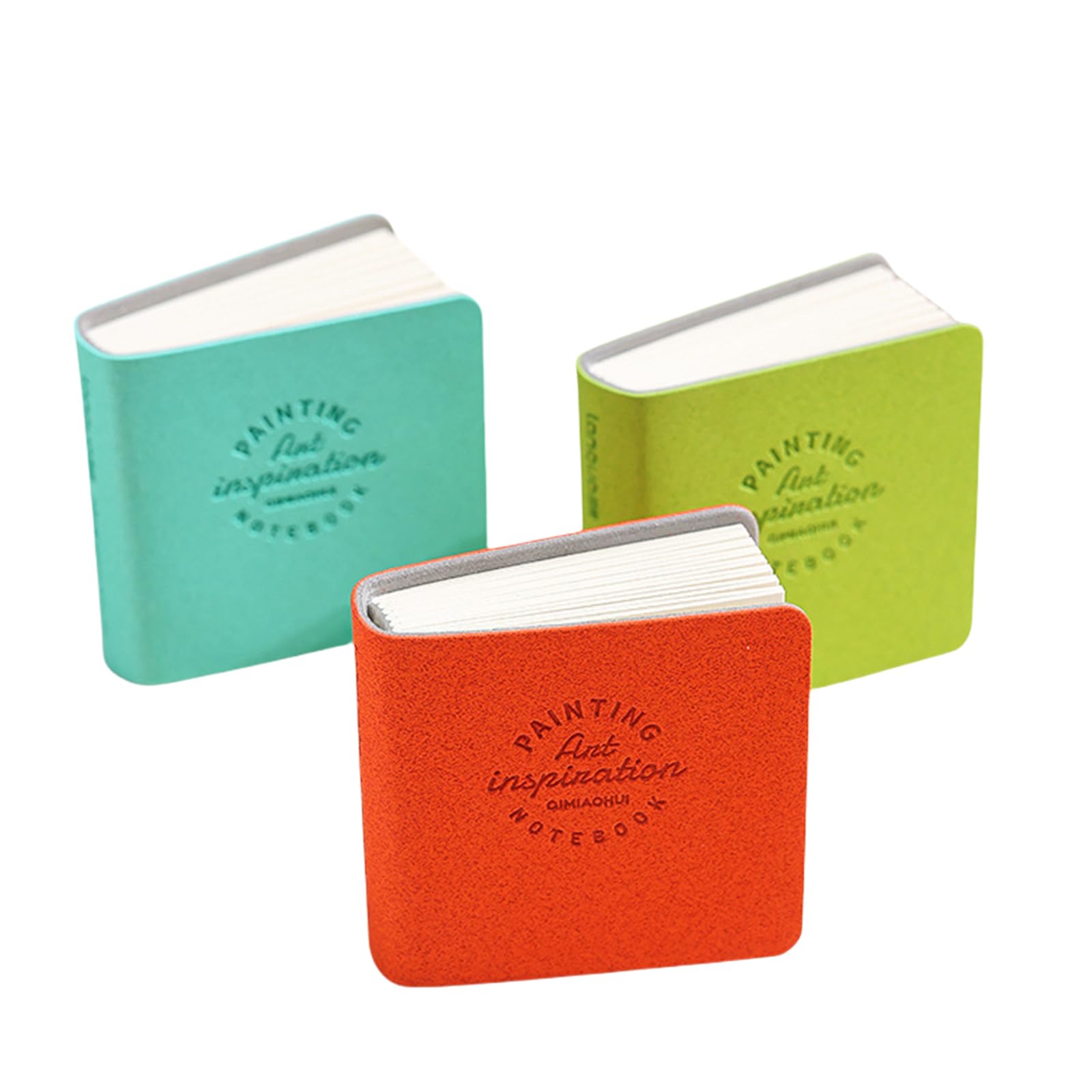 3 Pcs Square Watercolor Journal Watercolor Paper Small Sketchbook Practical Drawing Book for Adults Students and Kids