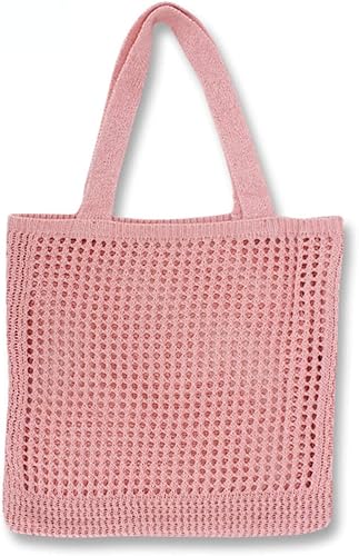 Bolso de mano de ganchillo estético Y2k bolsa de mano estética Y2k linda bolsa de mano estética Y2k