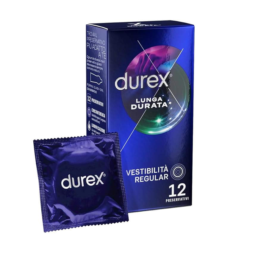 Immagine del prodotto Durex Preservativi Lunga Durata Settebello, 12 Profilattici