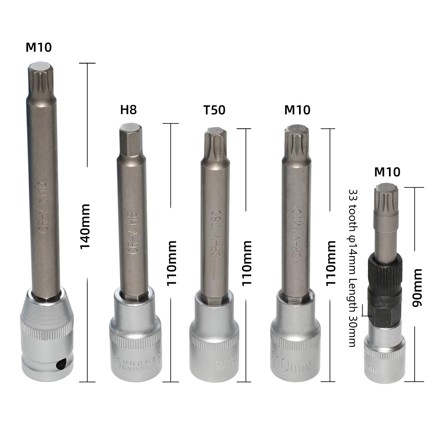 Jeu d’outils pour alternateur Kit d'outils d'installation de poulie d'alternateur de 30 pièces