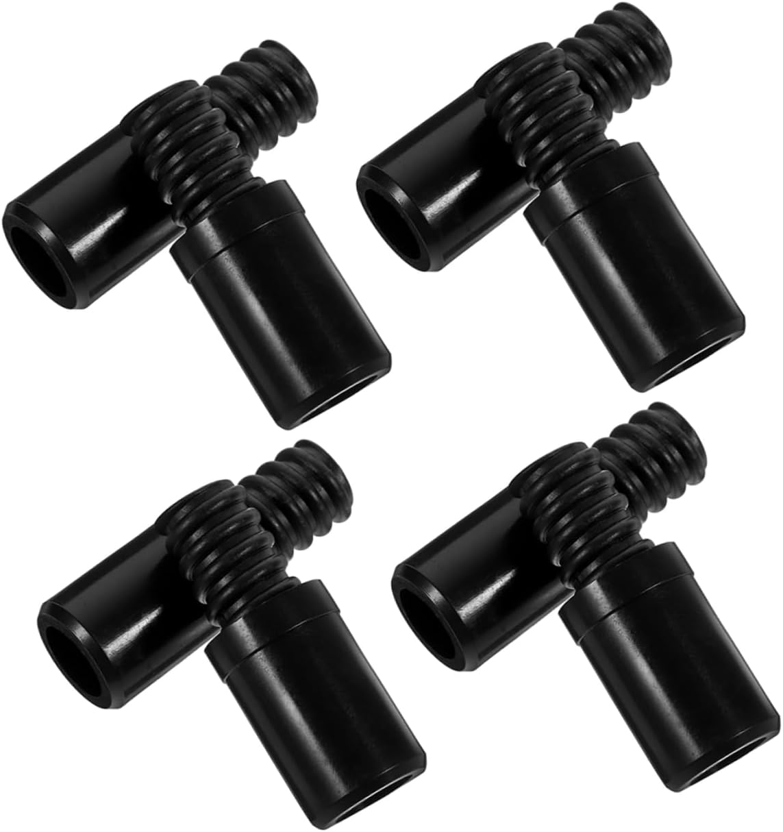 KOMBIUDA 20pcs Plastic Threaded Handle Adapter Tips for Broom and Mop Extension Poles Threaded Ends for Household Cleaning Tools Easy to Replace and Use
