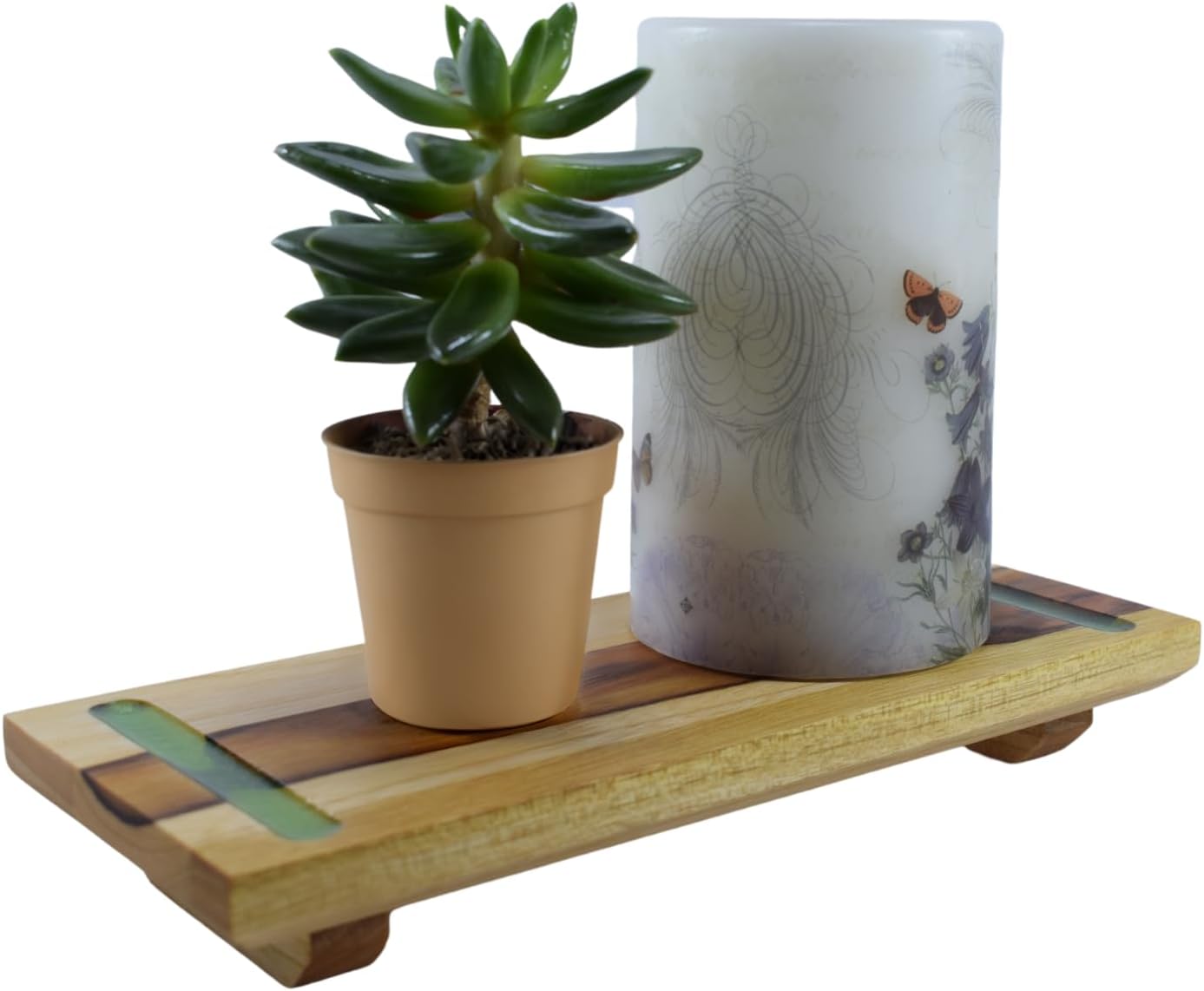 Teak Wood Bathroom Tray for Soap and Lotion Bathroom