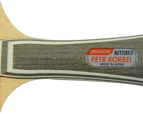 Miniatura 7 de Butterfly Petr Korbel Blade & Sriver - Raqueta de tenis de mesa Shakehand  Serie Pro-Line  Combinación clásica de hoja y goma que puede hacerlo todo
