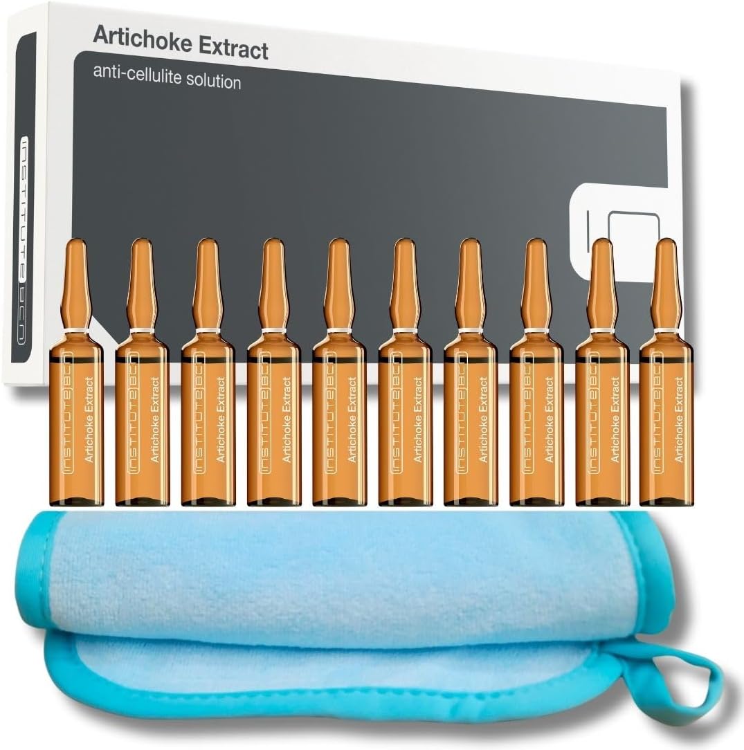 Artichoke Extract Serum Meso Ampoules 10 of 5 ml. Cosmetic Skin Serum for Body Contouring by Institute BCN