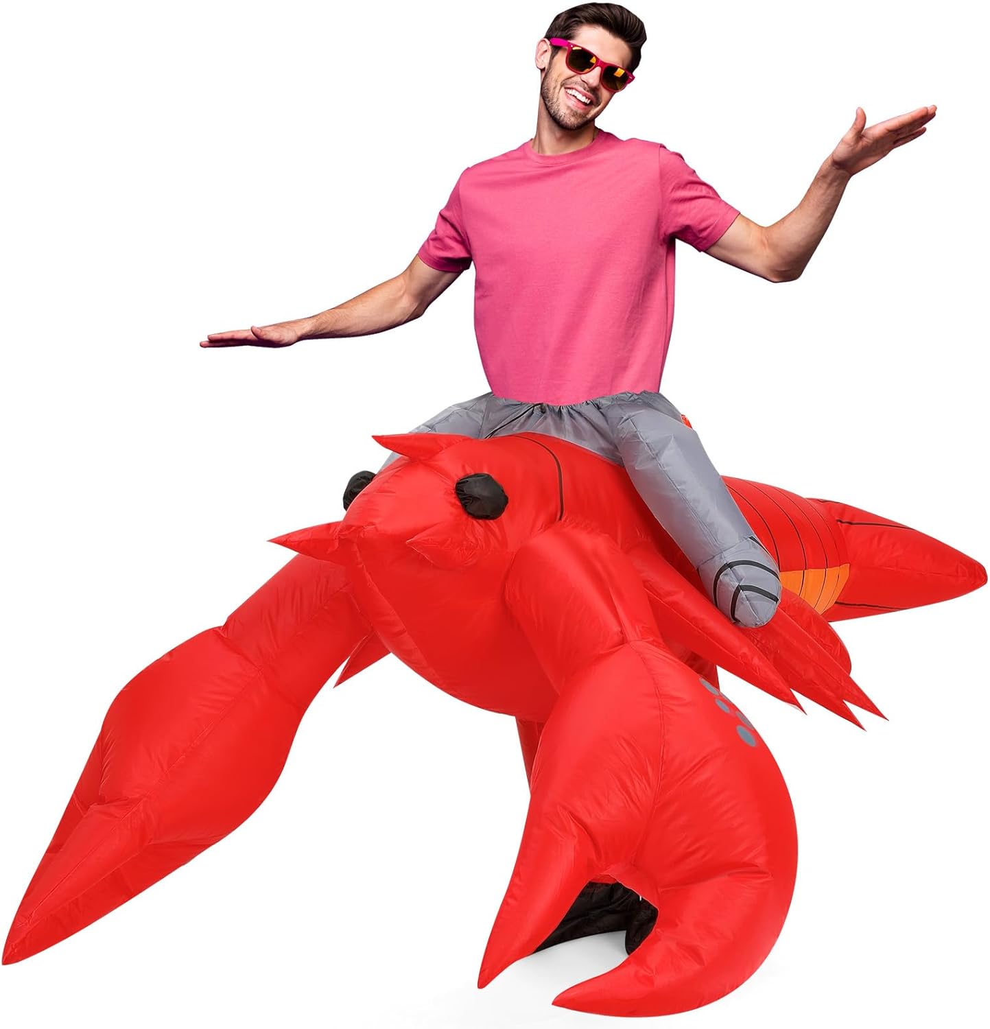 Adult Inflatable Costume Ride on Summer Blow up Costume for Men Women Carnival Halloween Christmas Cosplay Dress