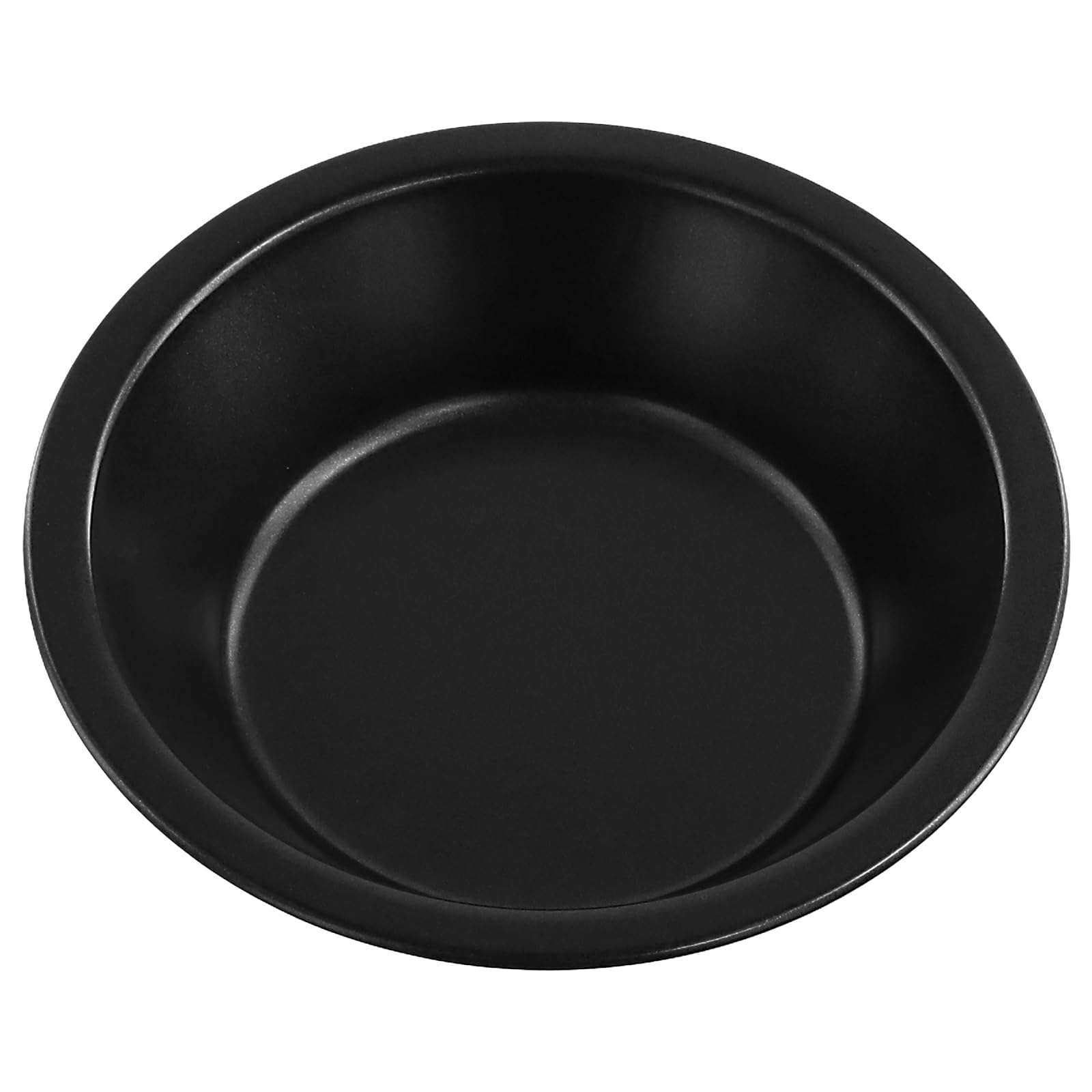 12 teglie rotonde individuali da 12,7 cm, in acciaio al carbonio nero, con rivestimento antiaderente, per cuocere torte di pane