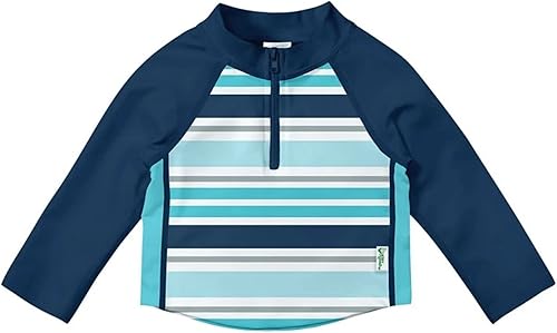 green sprouts i Play - Camiseta de protección solar de manga larga para bebés y niños pequeños, protección solar UPF 50+ durante todo el día, húmeda