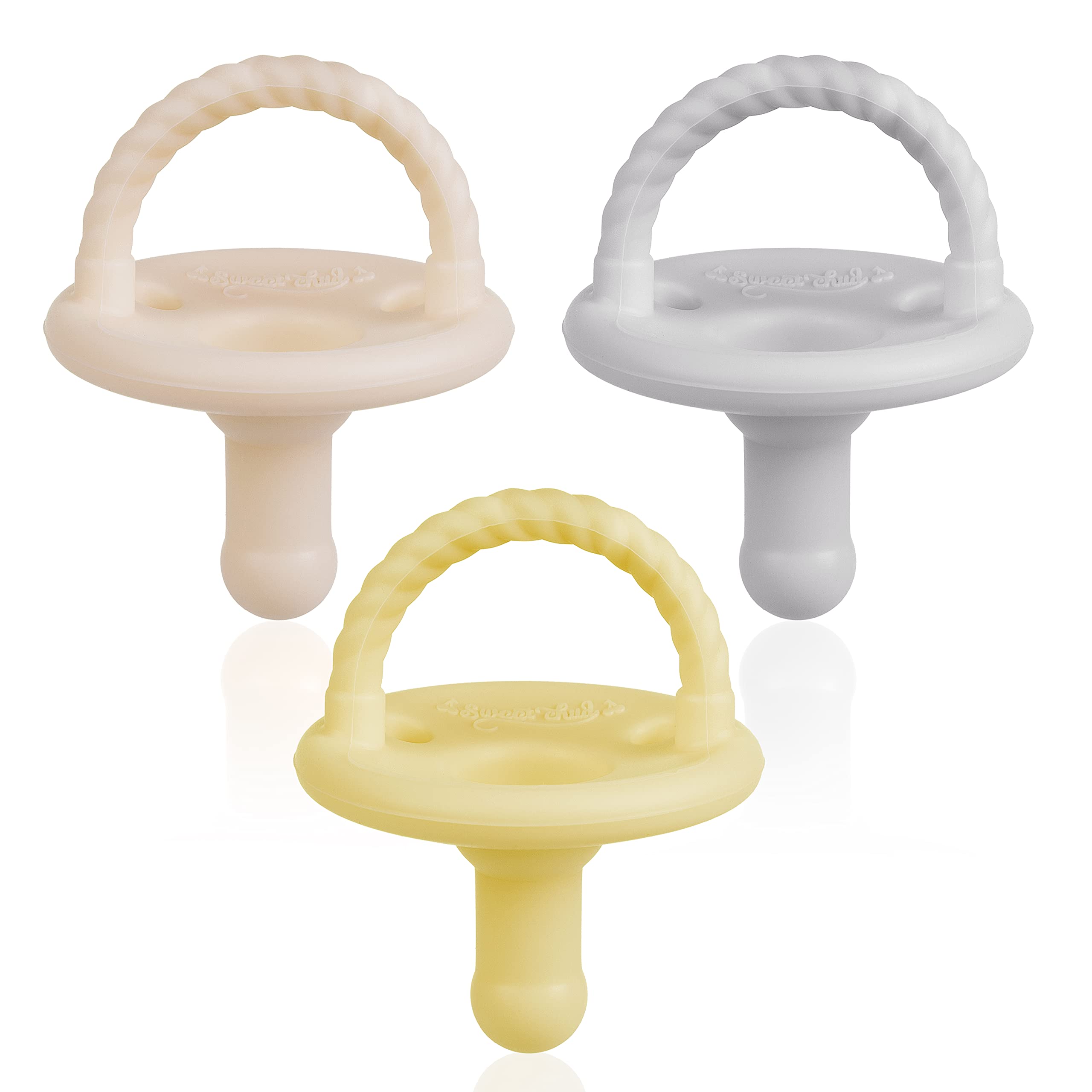 Buy Sweet Child Soothie Pacifiers 06 Months, Set of 6 UltraLight Silicone Binkies with