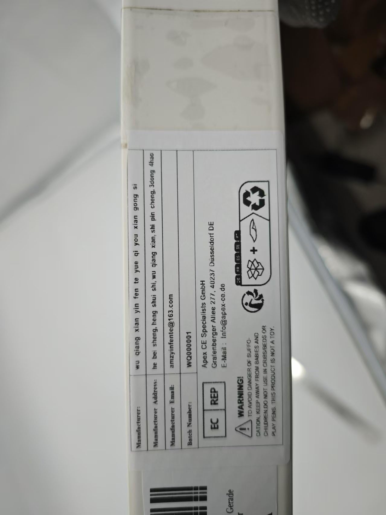 Violín eléctrico, cuerpo de madera maciza, accesorios de ébano, sintonizador agradable, pasiva pasiva con arco, bolsa de estuche (blanco-5 cuerdas)