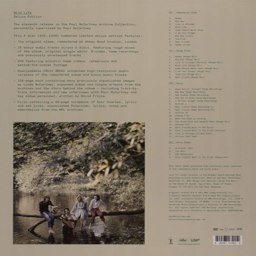 ポール・マッカートニー＆ウイングスのワイルド・ライフのデラックス・エディション ウイングス・ワイルド・ライフ＜デラックス・エディション