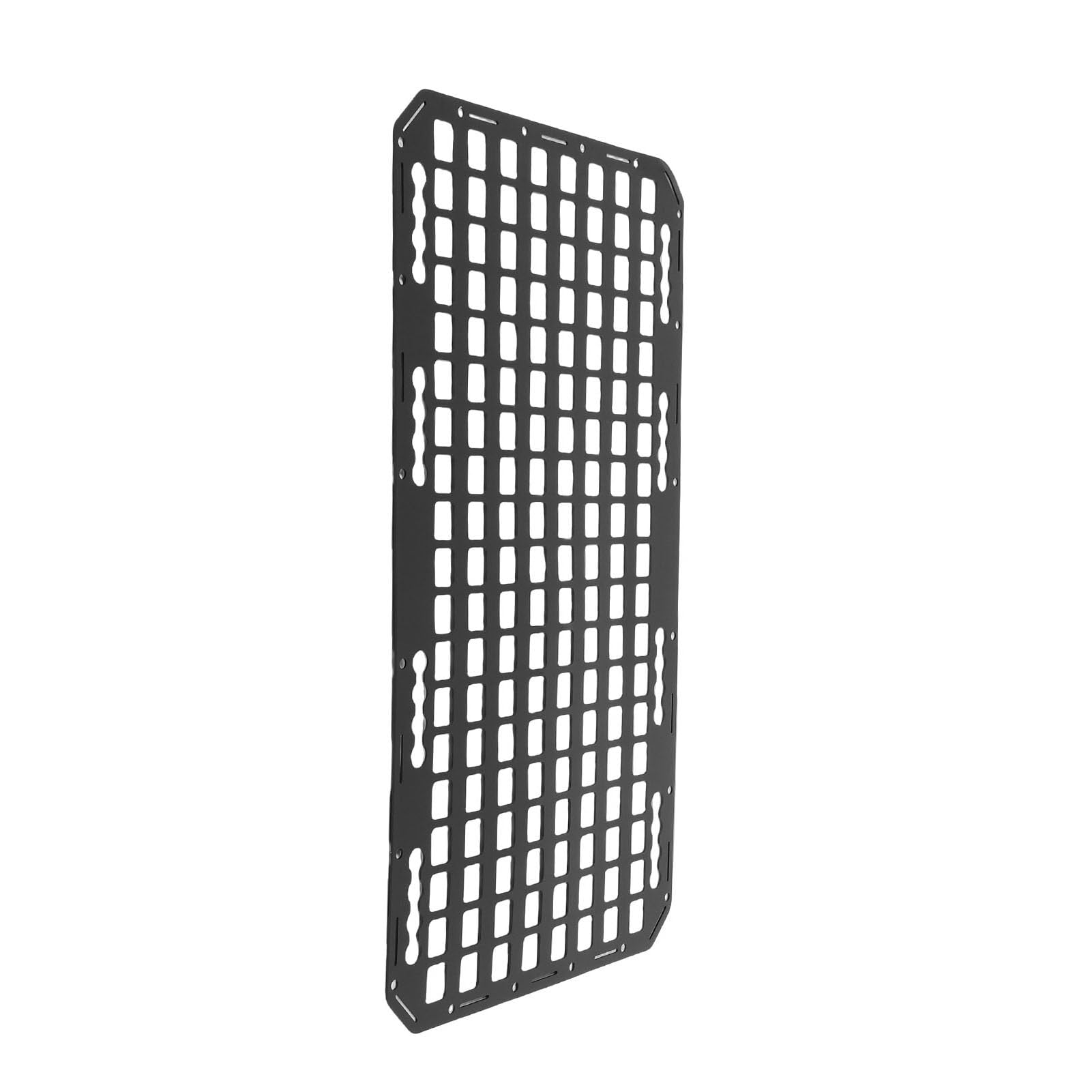 ASHATA Pannello Molle per Pianale di Camion, Pannello Portaoggetti con Binario a L in Alluminio 768x432x2mm, Organizzatore Multifunzionale per Veicoli per Auto SUV Pickup Trucks RV