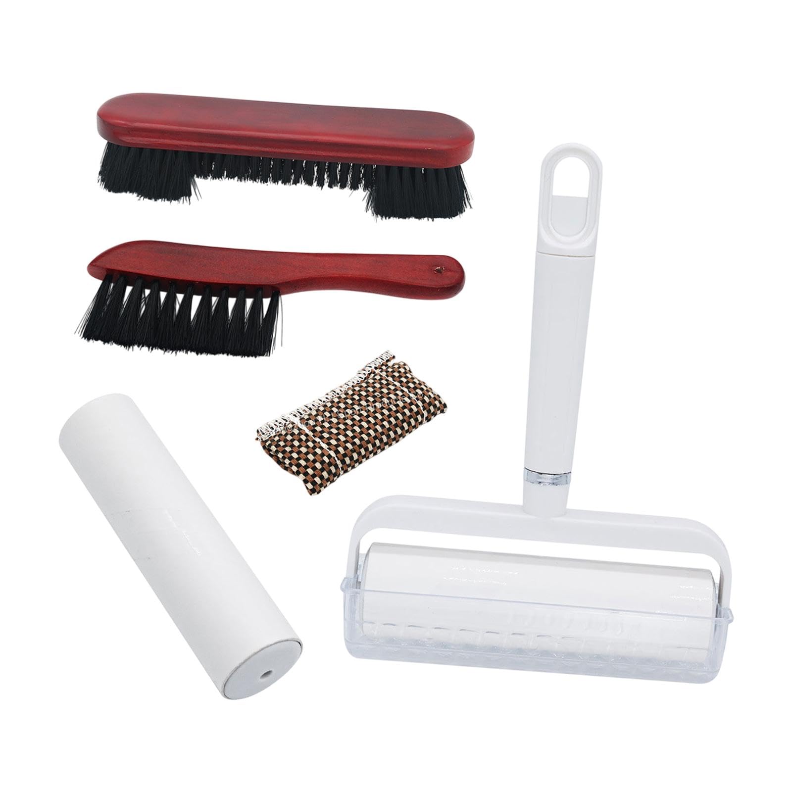 Menolana Pool Table Brush Set with Sticky Roller Professional Versatile Cleaning Pool Table Accessories for Game Household Practice